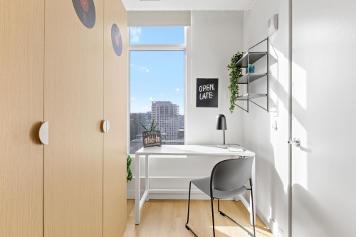 Chambre à coucher - 601-2025 Rue Peel, Montréal (Ville-Marie), QC - Indoor