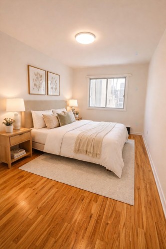 Chambre à coucher - 5-7415 Av. Bloomfield, Montréal (Villeray/Saint-Michel/Parc-Extension), QC - Indoor Photo Showing Bedroom