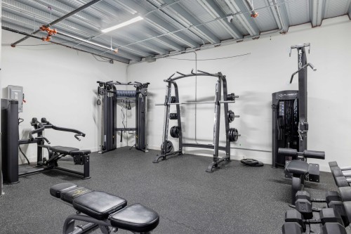 Salle d'exercice - 301-2025 Rue Peel, Montréal (Ville-Marie), QC - Indoor Photo Showing Gym Room