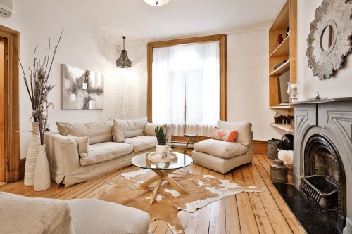 Salon - 1379 Av. Argyle, Montréal (Ville-Marie), QC - Indoor Photo Showing Living Room