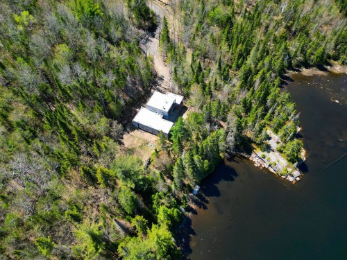 Photo aérienne - 25 Ch. Des Perséides, Sainte-Béatrix, QC - Outdoor With Body Of Water With View