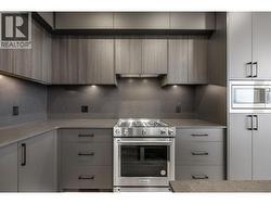Dark scheme kitchen - end unit - 