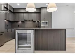 Dark scheme kitchen - end unit - 