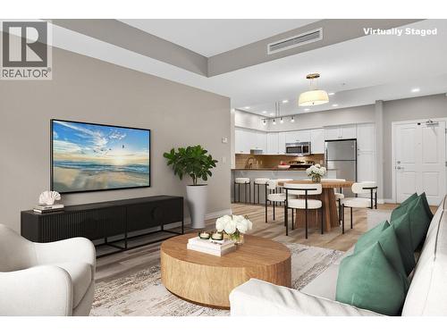 Virtually Staged Image - 3832 Old Okanagan Highway Unit# 3105, West Kelowna, BC - Indoor Photo Showing Living Room
