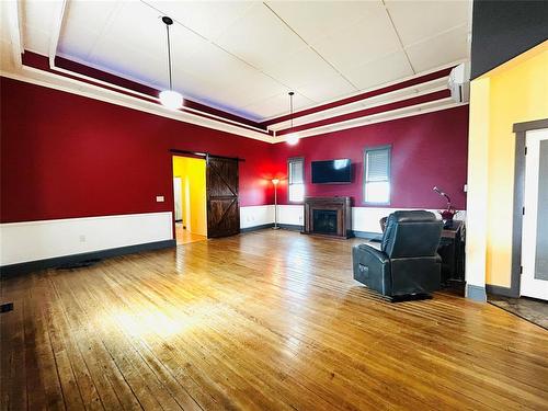 Original hardwood floors are preserved. - Pierson, Manitoba 