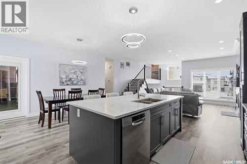 406 Hamm Lane, Saskatoon, SK - Indoor Photo Showing Kitchen With Double Sink