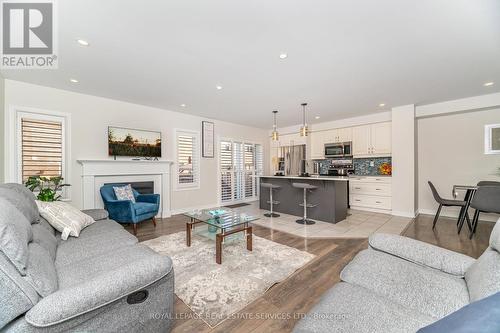 290 Beasley Terrace, Milton, ON - Indoor Photo Showing Living Room With Fireplace
