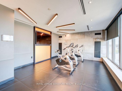 1901B-4655 Metcalfe Avenue, Mississauga, ON - Indoor Photo Showing Gym Room