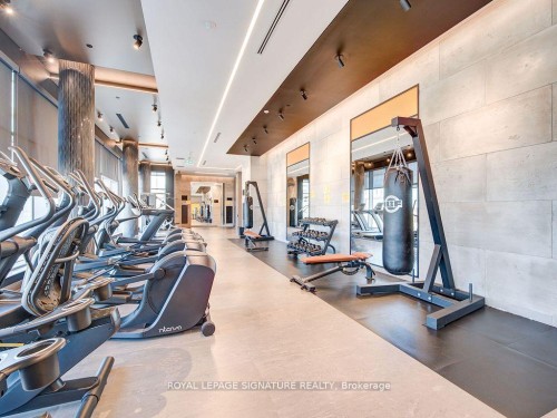 1901B-4655 Metcalfe Avenue, Mississauga, ON - Indoor Photo Showing Gym Room