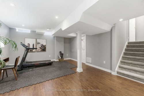 52 Seaboard Gate, Whitby, ON - Indoor Photo Showing Gym Room