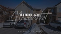 10-369 Riddell Court  Newmarket, ON L3Y 8M8