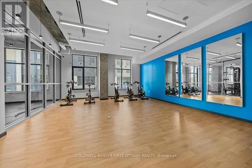 2308 - 105 Champagne Avenue S, Ottawa, ON - Indoor Photo Showing Gym Room
