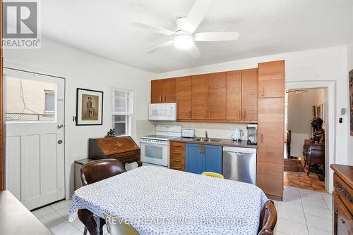 164 Macnab Street N, Hamilton, ON - Indoor Photo Showing Kitchen With Double Sink