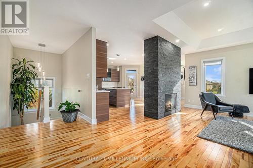 6470 Apple Orchard Road, Ottawa, ON - Indoor Photo Showing Living Room With Fireplace