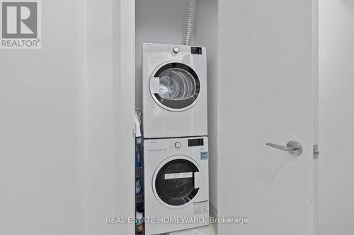 In Unit Laundry - 207 - 150 Logan Avenue, Toronto, ON - Indoor Photo Showing Laundry Room