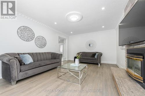 2007 Tawney Road, Ottawa, ON - Indoor Photo Showing Living Room With Fireplace