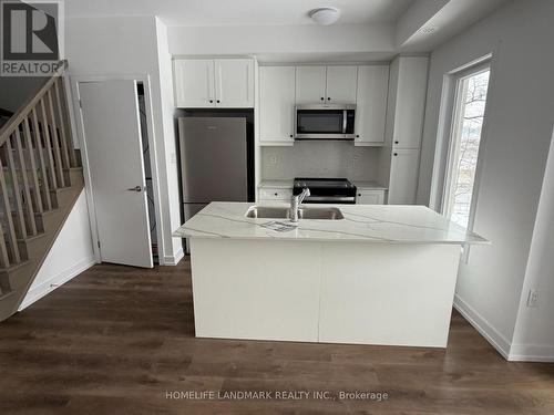 203 - 3 Bancroft Lane, Richmond Hill, ON - Indoor Photo Showing Kitchen With Double Sink With Upgraded Kitchen