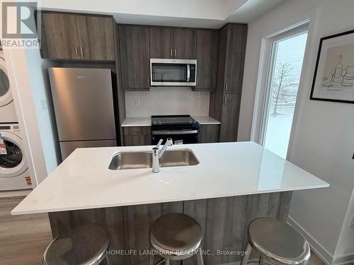 209 - 3 Bancroft Lane, Richmond Hill, ON - Indoor Photo Showing Kitchen With Double Sink