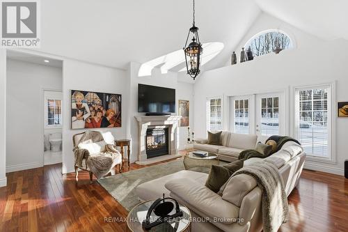 24 Radstock Lane, Champlain, ON - Indoor Photo Showing Living Room With Fireplace