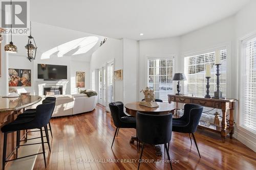 24 Radstock Lane, Champlain, ON - Indoor Photo Showing Dining Room With Fireplace