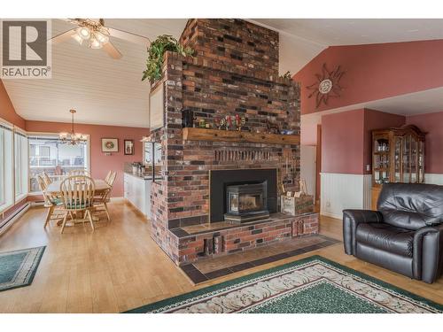 6410 Fox Crescent, Green Lake, BC - Indoor Photo Showing Living Room With Fireplace