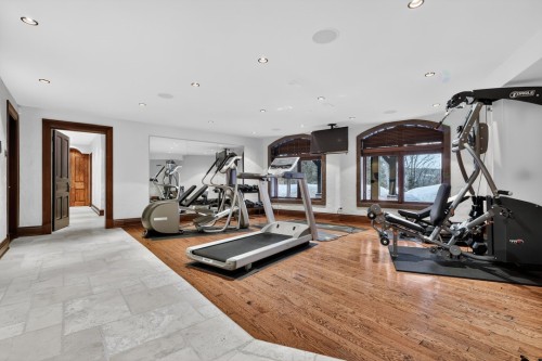 Exercise Room - 1015 Ch. Cochrane, Mont-Tremblant, QC - Indoor Photo Showing Gym Room
