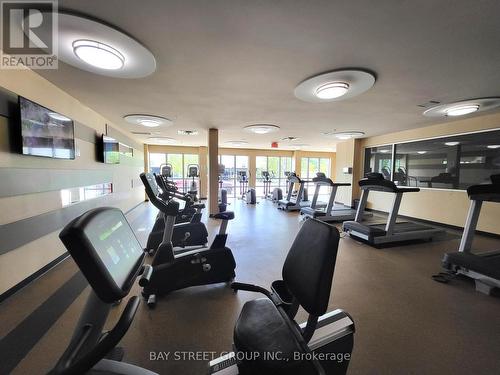 3608 - 50 Absolute Avenue, Mississauga, ON - Indoor Photo Showing Gym Room