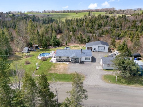 Photo aérienne - 6355 Ch. Stage, Stanstead-Est, QC - Outdoor With View