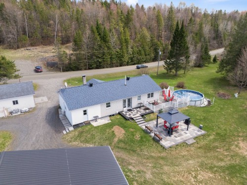 Photo aérienne - 6355 Ch. Stage, Stanstead-Est, QC - Outdoor With Above Ground Pool