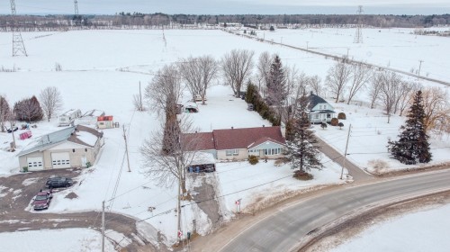 Photo aérienne - 320 Rg De La Côte-St-Louis, L'Épiphanie, QC - Outdoor With View