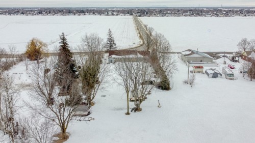 Photo aérienne - 320 Rg De La Côte-St-Louis, L'Épiphanie, QC - Outdoor With View