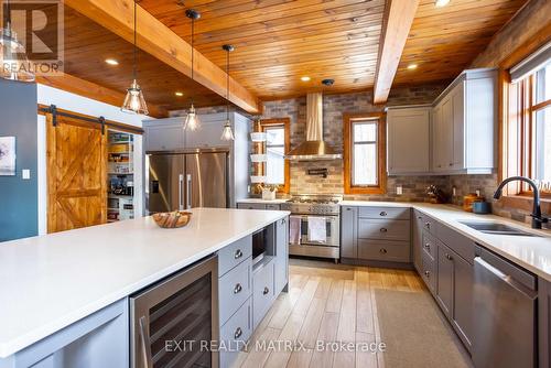 2191 Cassburn Road, Champlain, ON - Indoor Photo Showing Kitchen With Double Sink With Upgraded Kitchen