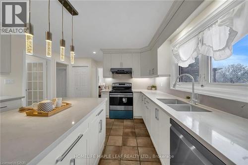 46 Chicopee Terrace, Kitchener, ON - Indoor Photo Showing Kitchen With Double Sink With Upgraded Kitchen