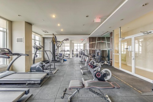 1411-9201 Yonge Street, Richmond Hill, ON - Indoor Photo Showing Gym Room