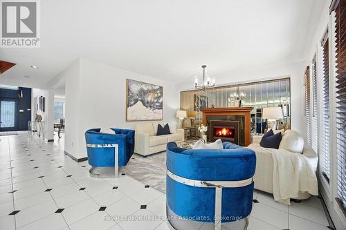 100 National Drive, Hamilton, ON - Indoor With Fireplace