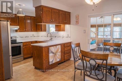 Kitchen has stainless steel appliances - 577 Lynwood Drive, Cornwall, ON - Indoor