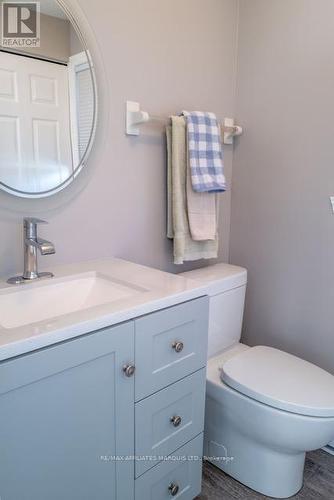 2pc on ground level with washer/dryer in closet - 577 Lynwood Drive, Cornwall, ON - Indoor Photo Showing Bathroom