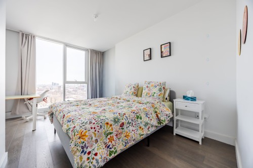 Chambre à coucher - 1009-1400 Boul. René-Lévesque O., Montréal (Ville-Marie), QC - Indoor Photo Showing Bedroom