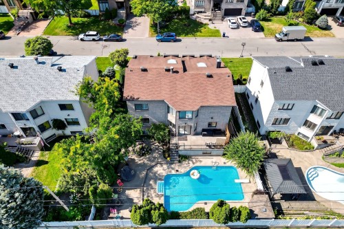 Photo aérienne - 1623 Rue Michel-Gamelin, Laval (Vimont), QC - Outdoor With In Ground Pool With Deck Patio Veranda