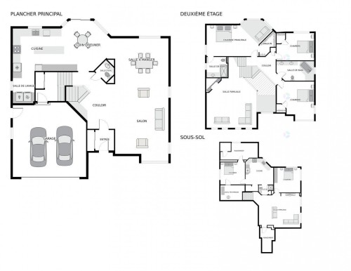 Plan (croquis) - 1623 Rue Michel-Gamelin, Laval (Vimont), QC - Other