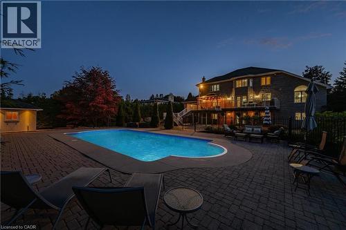 1 Brown Avenue, Cambridge, ON - Outdoor With In Ground Pool With Deck Patio Veranda