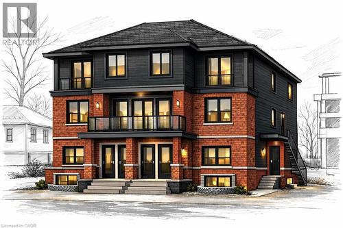 THE IMAGE SHOWN IN THE LISTING IS A RENDERING AND IS FOR ILLUSTRATIVE PURPOSES ONLY. - 82 Base Line Road W, London, ON - Outdoor With Facade