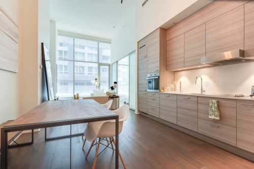 Kitchen - 210-1155 Rue De La Montagne, Montréal (Ville-Marie), QC - Indoor Photo Showing Kitchen