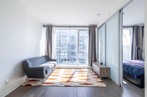 Living Room - 1708-1155 Rue De La Montagne, Montréal (Ville-Marie), QC - Indoor