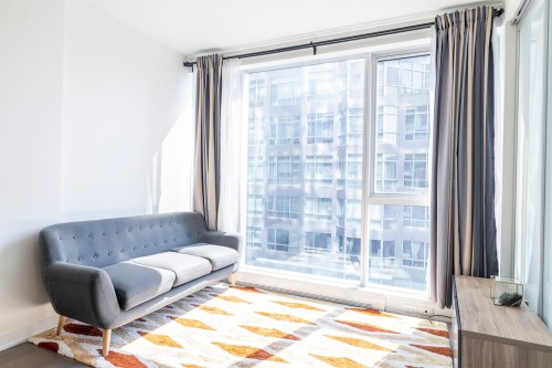 Living Room - 1708-1155 Rue De La Montagne, Montréal (Ville-Marie), QC - Indoor