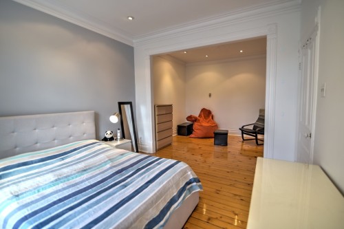 Master Bedroom - 4357 Av. Christophe-Colomb, Montréal (Le Plateau-Mont-Royal), QC - Indoor Photo Showing Bedroom