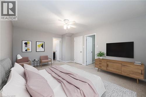 virtually staged - 39 Brookfield Crescent, Kitchener, ON - Indoor Photo Showing Bedroom