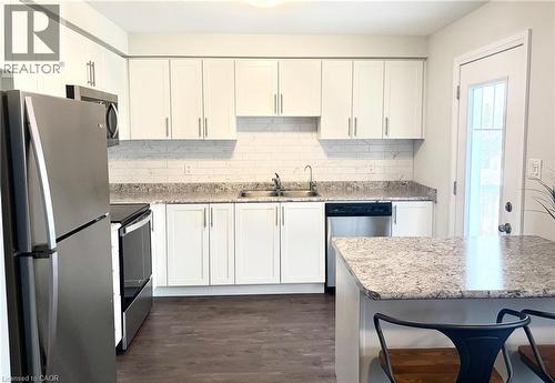24 Morrison Road Unit# A13, Kitchener, ON - Indoor Photo Showing Kitchen With Double Sink With Upgraded Kitchen
