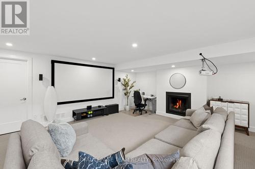143 Avro Circle, Ottawa, ON - Indoor Photo Showing Living Room With Fireplace