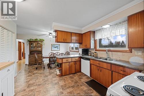 575 Middle Sideroad, Amherstburg, ON - Indoor Photo Showing Kitchen With Double Sink